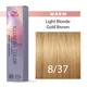 WELLA TINTE ILLUMINA COLOR WARM 8/37 RUBIO CLARO MARRÓN DORADO 60ML