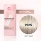 WELLA SHINEFINITY 09/02 RUBIO MUY CLARO NATURAL MATE 60ML