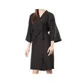 Kimono Con Mangas Negro 117X66cm