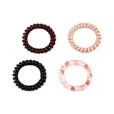 Gomas De Pelo Espiral Colores 4Uds