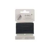 Goma Elástica Fina Negra 50mm 16Uds
