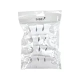 Pinza Grapa Blanca 12Uds