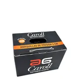 Caroll Horquillas De Presión 5cm Negro Mate 400Uds