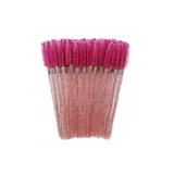 Cepillos Cejas Y Pestañas Rosas 50Uds