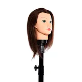 Bifull Cabeza Maniquí Cabello Natural 30cm