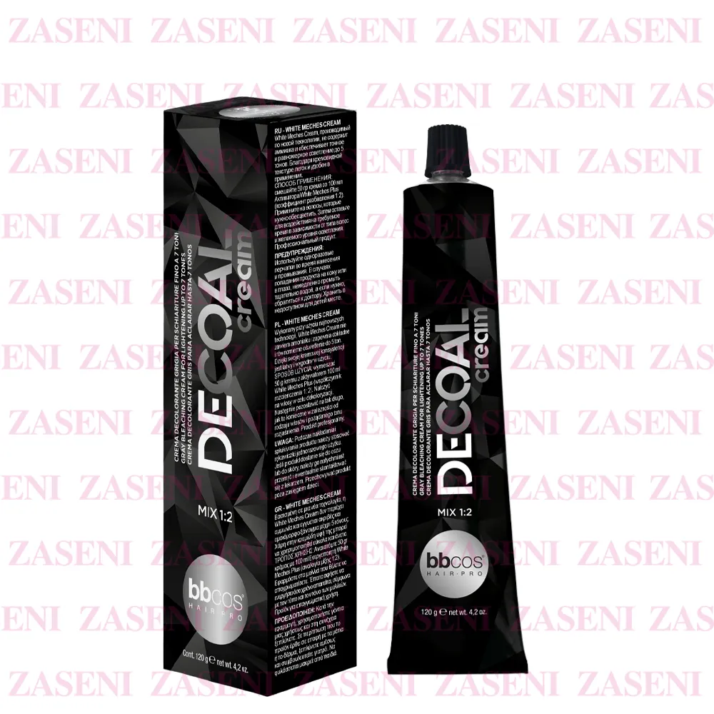 BBCOS DECOAL DECOLORACIÓN EN CREMA GRIS 7 TONOS 120GR
