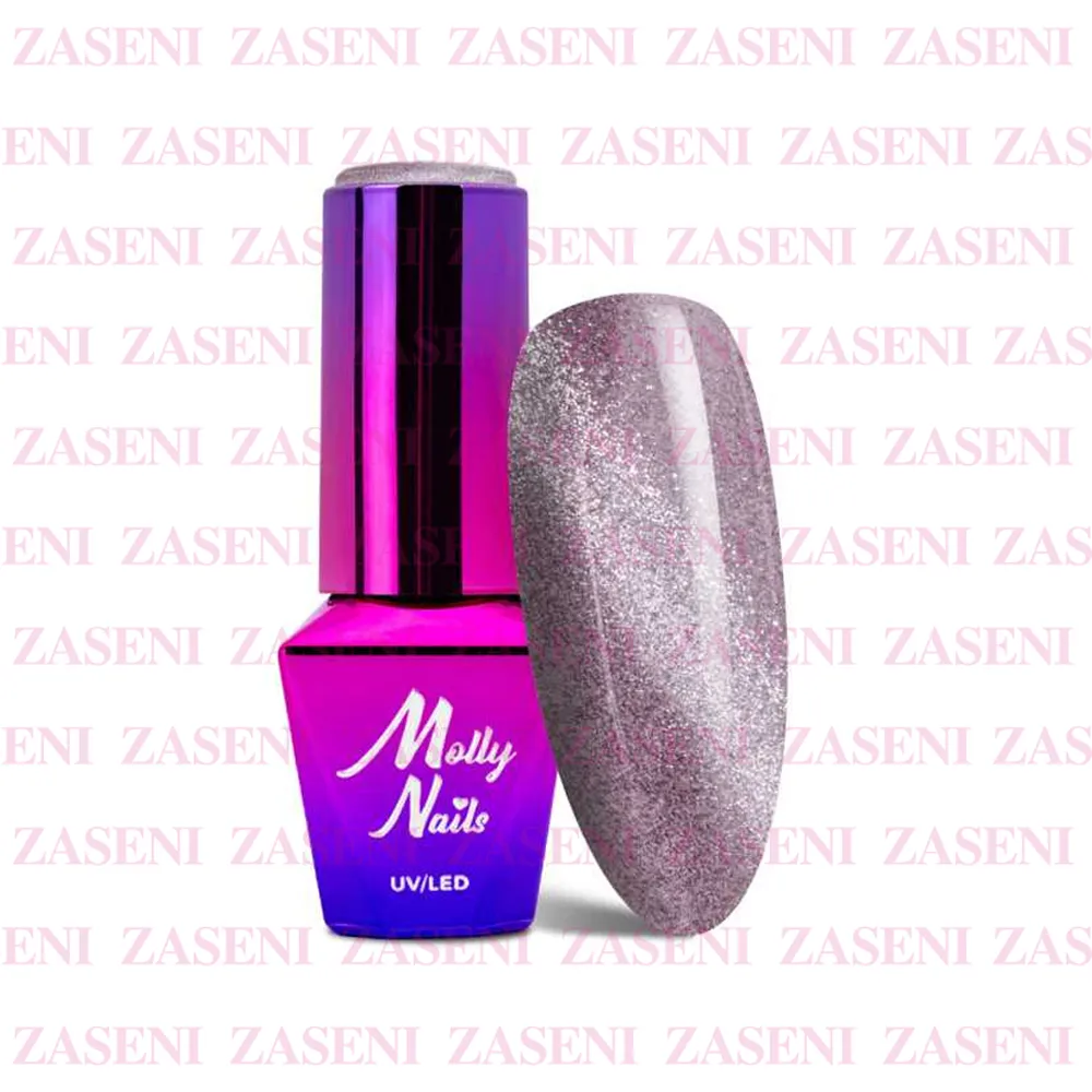 MOLLY LAC ESMALTE SEMIPERMANENTE OJO DE GATO Nº 448 WOMANITY STEEL 8ML