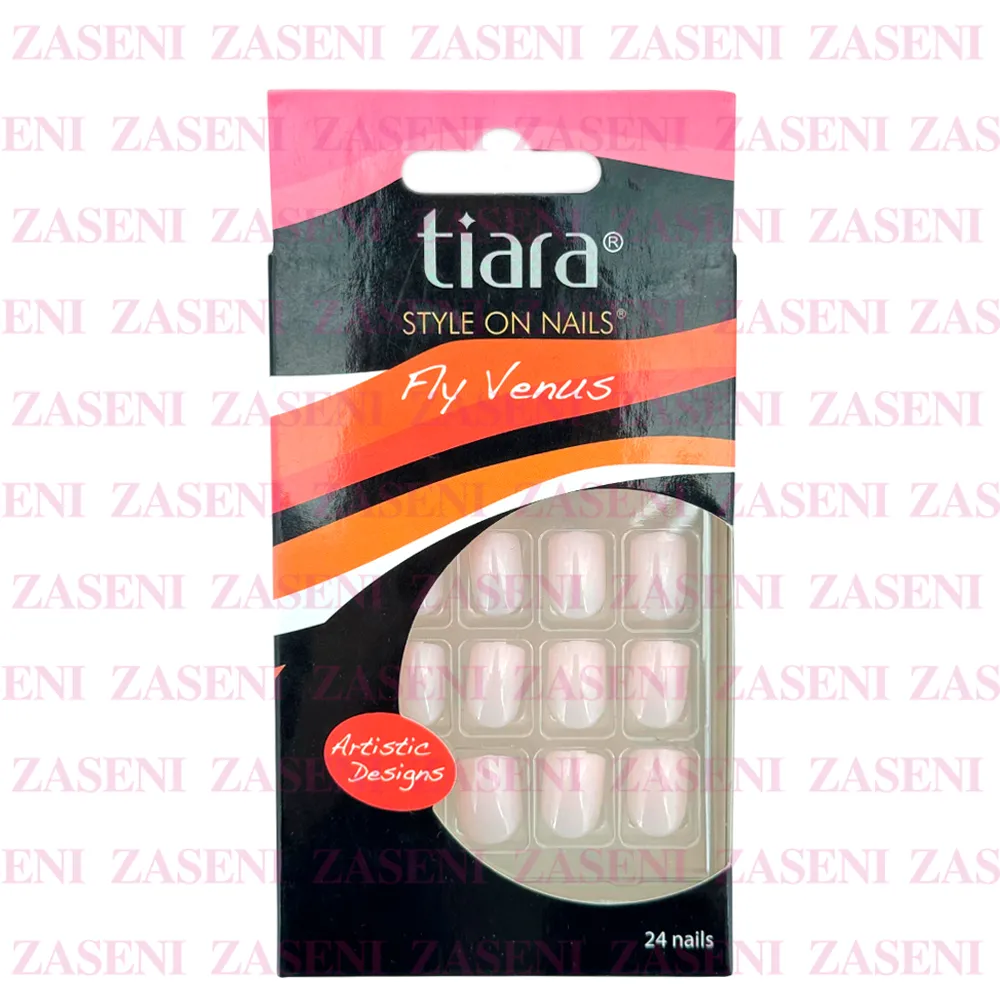 TIARA UÑAS POSTIZAS FLY VENUS ROSA BRILLANTE