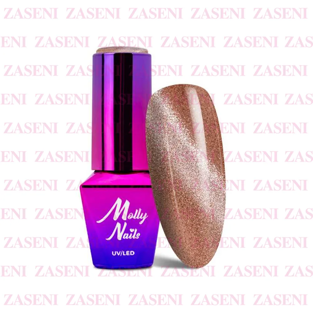 MOLLY LAC ESMALTE SEMIPERMANENTE OJO DE GATO Nº 445 WOMANITY WOOD 8ML