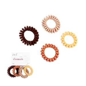 J&E GOMAS DE PELO ESPIRAL VARIADAS 4UDS