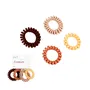 J&E GOMAS DE PELO ESPIRAL VARIADAS 4UDS