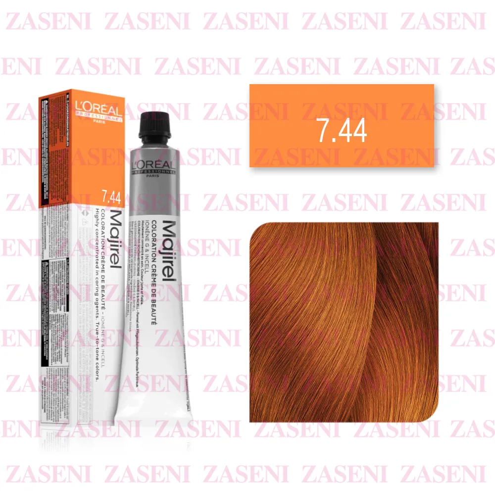 L'ORÉAL TINTE MAJIREL Nº 7.44 RUBIO COBRIZO PROFUNDO 50ML