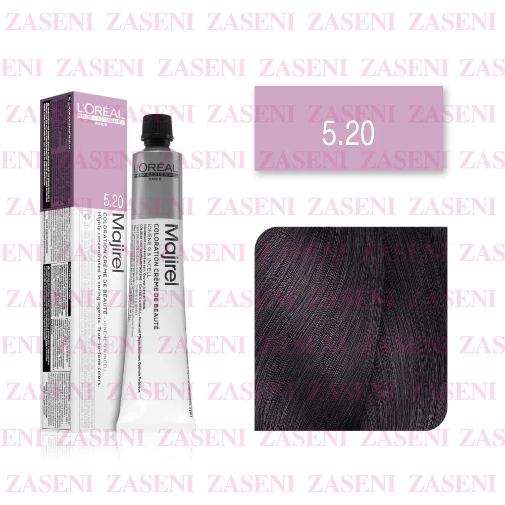 L'ORÉAL TINTE MAJIREL MAJIROUGE CARMILANE - DM5 Nº 5.20 CASTAÑO CLARO VIOLÍN INTENSO 50 ML