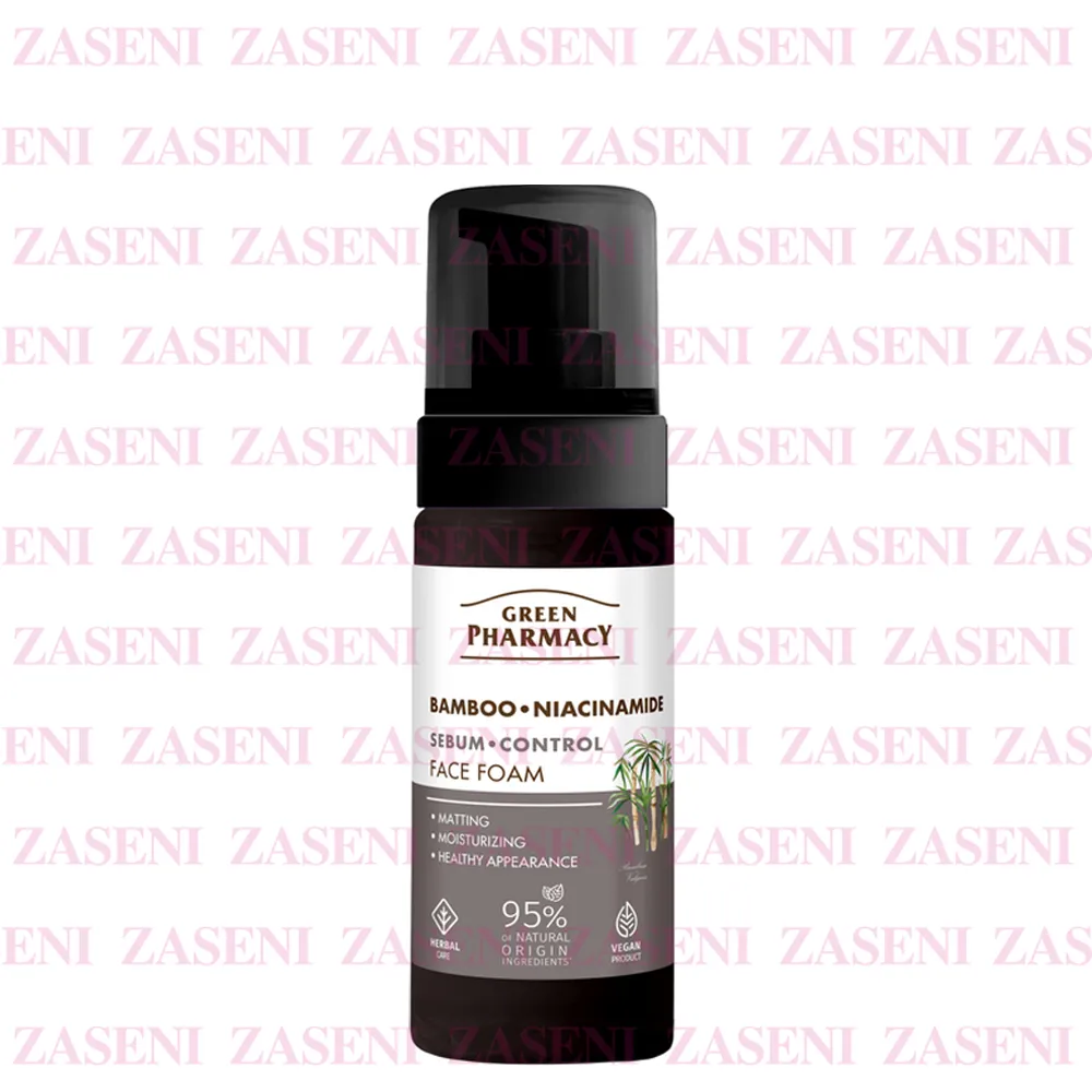 GREEN PHARMACY ESPUMA FACIAL SEBO CONTROL BAMBOO Y NIACINAMIDA 150ML