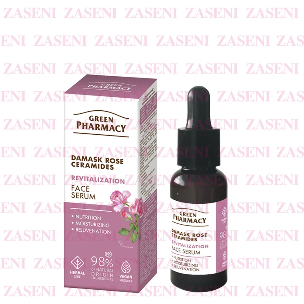 GREEN PHARMACY SÉRUM REVITALIZANTE ROSA DAMASCO Y CERAMIDAS 30ML