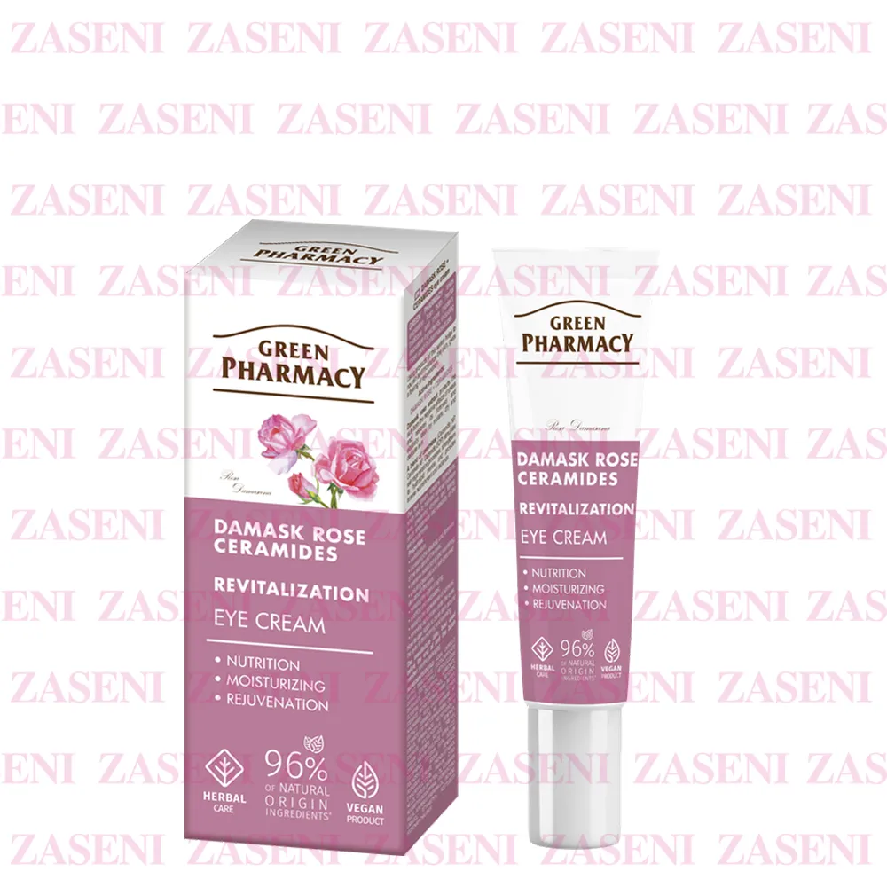 GREEN PHARMACY CREMA DE OJOS ROSA DAMASCO Y CERAMIDAS 15ML