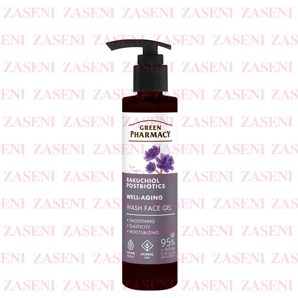 GREEN PHARMACY GEL LIMPIADOR BAKUCHIOL Y POSTBIÓTICOS 200ML