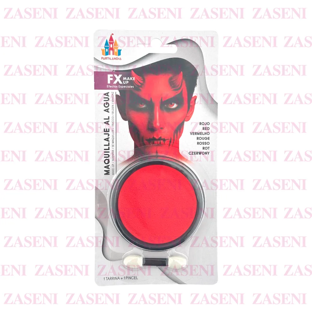 PARTILANDIA MAQUILLAJE AL AGUA ROJO 6GR