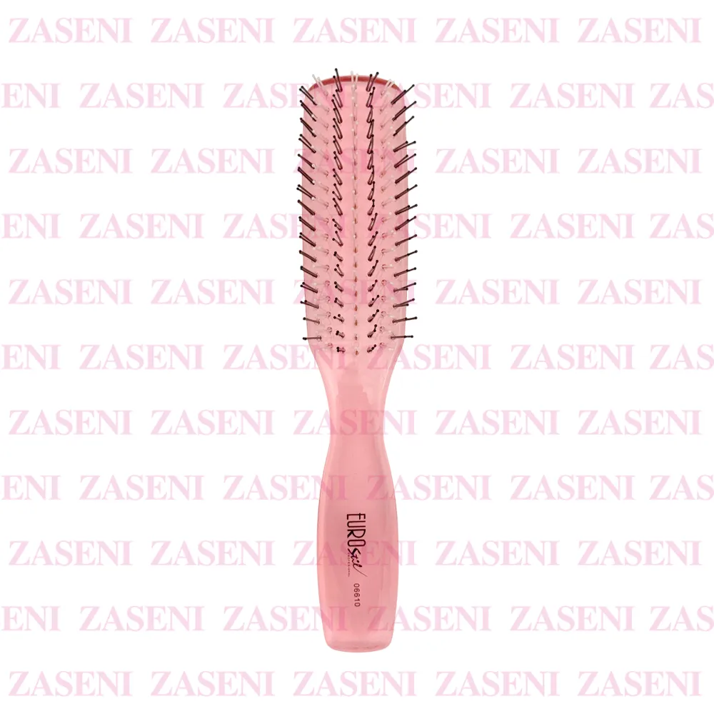 EUROSTIL CEPILLO DESENREDAR PÚA DOBLE ALTURA ROSA GRANDE