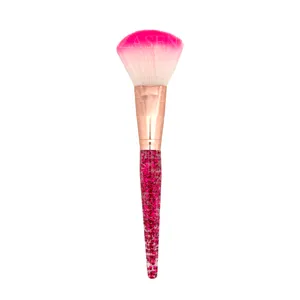 BROCHA POLVOS DE MAQUILLAJE CON MANGO DECORADO