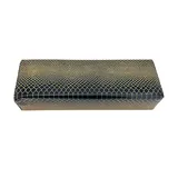 Almohada Manicura Roca Rayado Negro Y Dorado