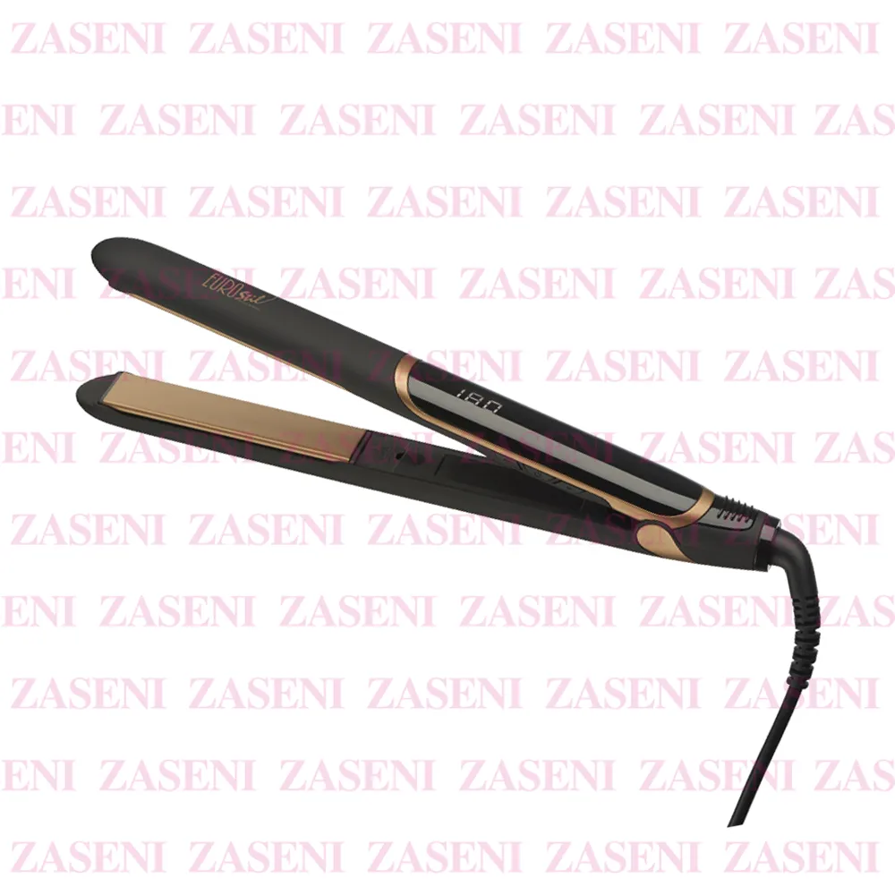 EUROSTIL PLANCHA IONIC PLUS NEGRA Y DORADA