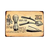 Póster Metálico Vintage