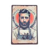 Póster Metálico Barber For Life
