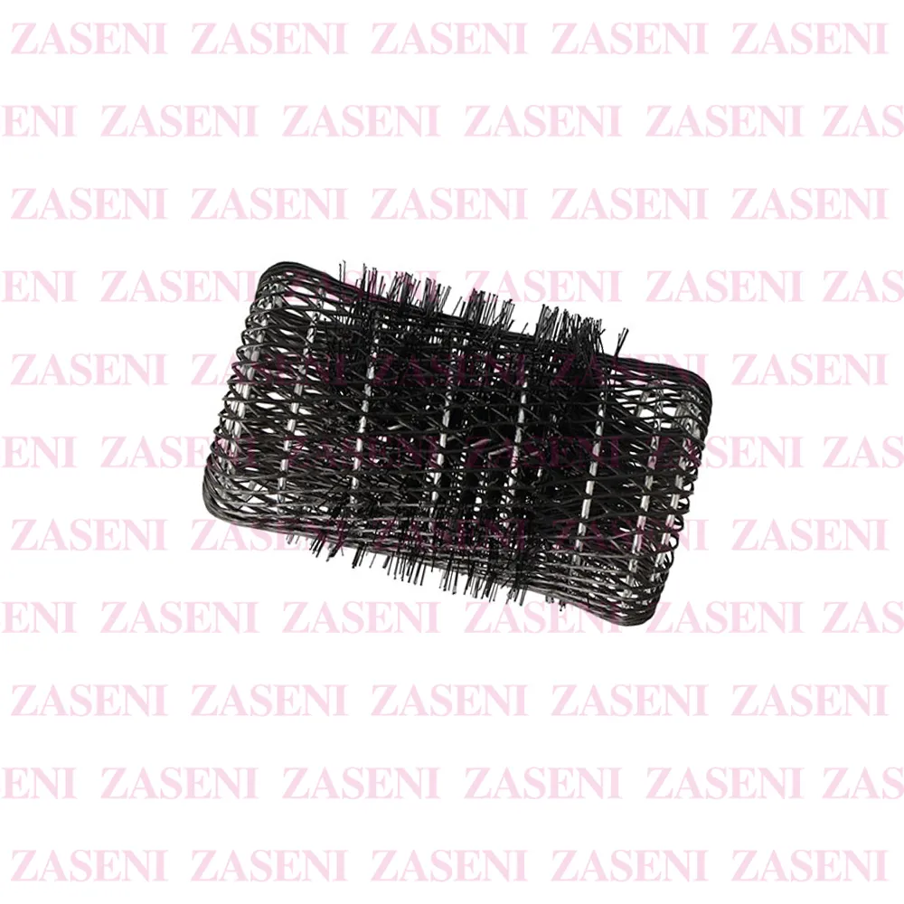 EUROSTIL RULOS MALLA NEGROS 7CM 6UDS