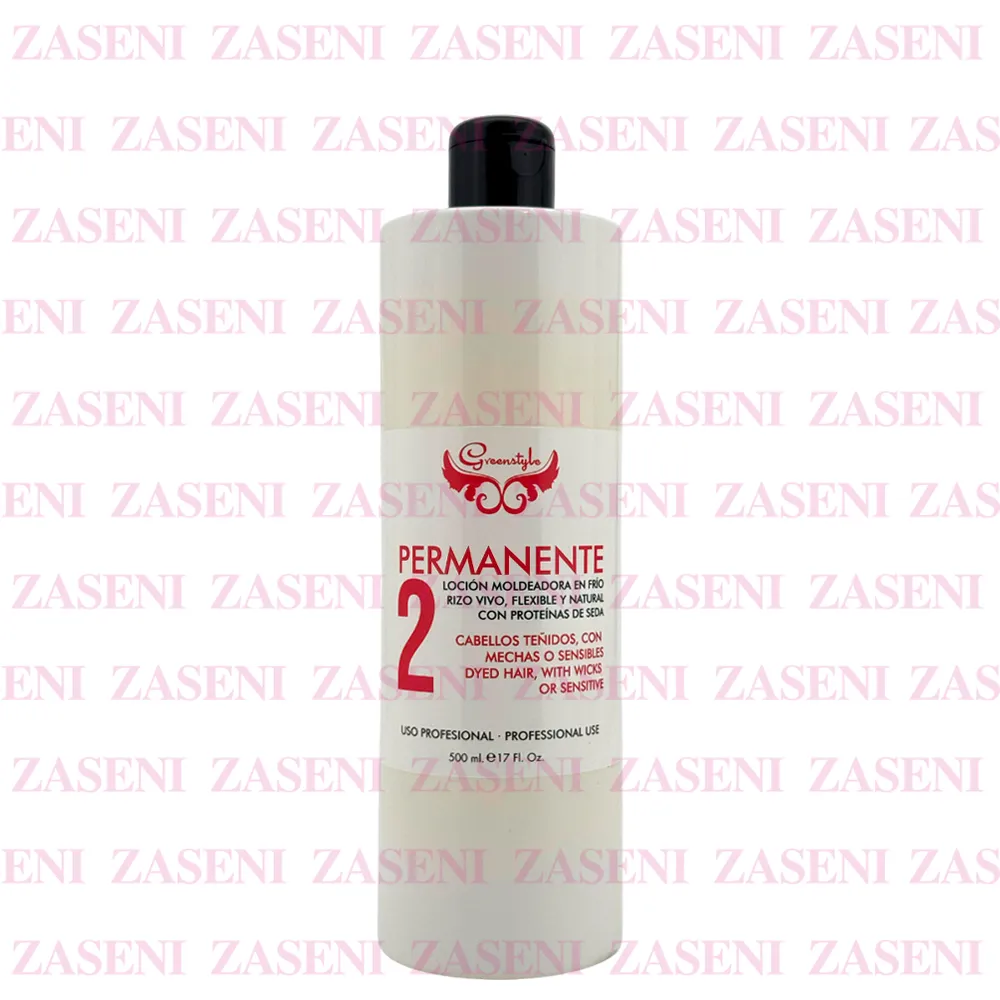 GREENSTYLE PERMANENTE Nº 2 CABELLOS TEÑIDOS 500ML