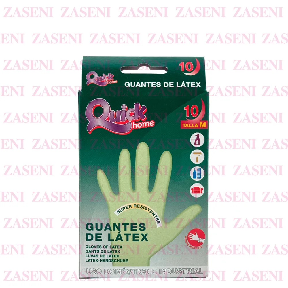 QUICK GUANTES LÁTEX 10UDS TALLA M