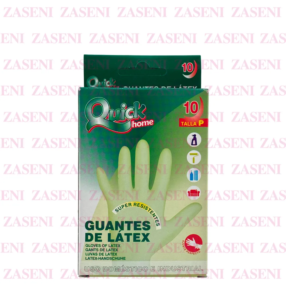 QUICK GUANTES LÁTEX 10UDS TALLA P