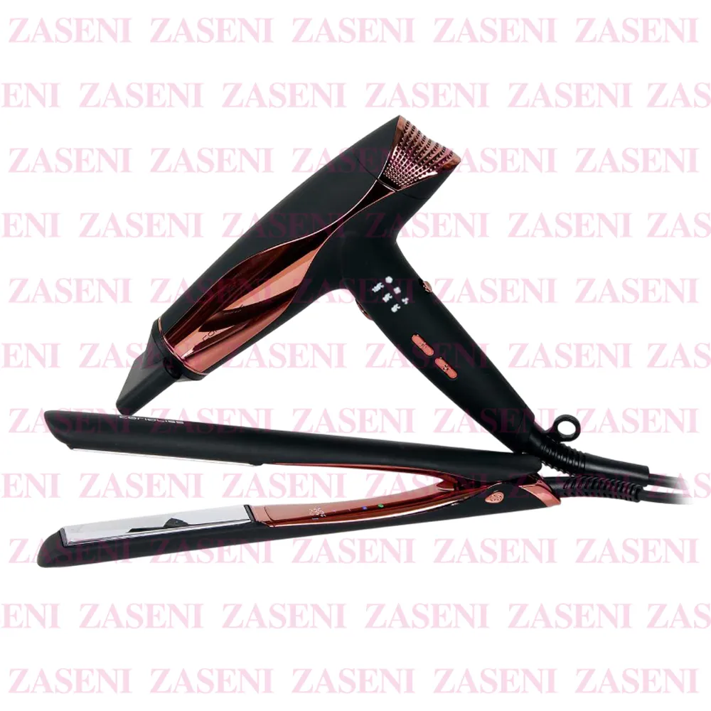CORIOLISS KIT PLANCHA C5 + SECADOR WIND BLACK COPPER