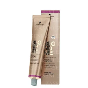 SCHWARZKOPF BLONDME CREMA MATIZADORA TONIFICANTE Y NEUTRALIZANTE DT - CASTAÑO INTENSO 60ML