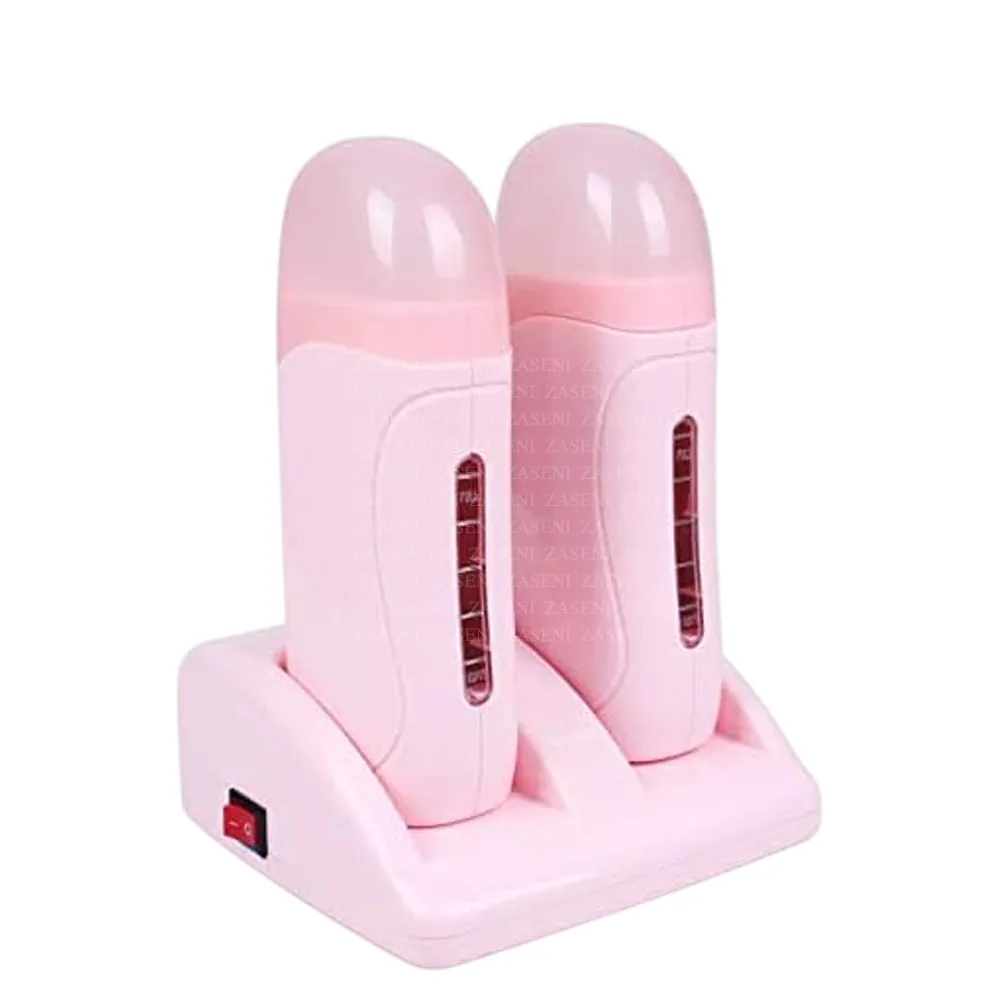 CALENTADOR DOBLE CERA ROLL-ON ROSA