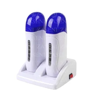 CALENTADOR DOBLE CERA ROLL-ON BLANCO