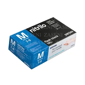 SANTEX GUANTES NITRILO 100UDS TALLA M