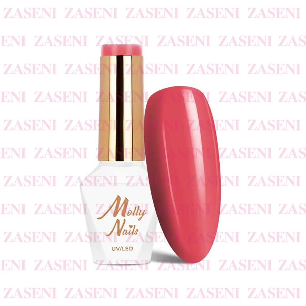 MOLLY LAC ESMALTE SEMIPERMANENTE HEMA FREE HEARTS & KISSES Nº 193 DARK RASPBERRY 8ML