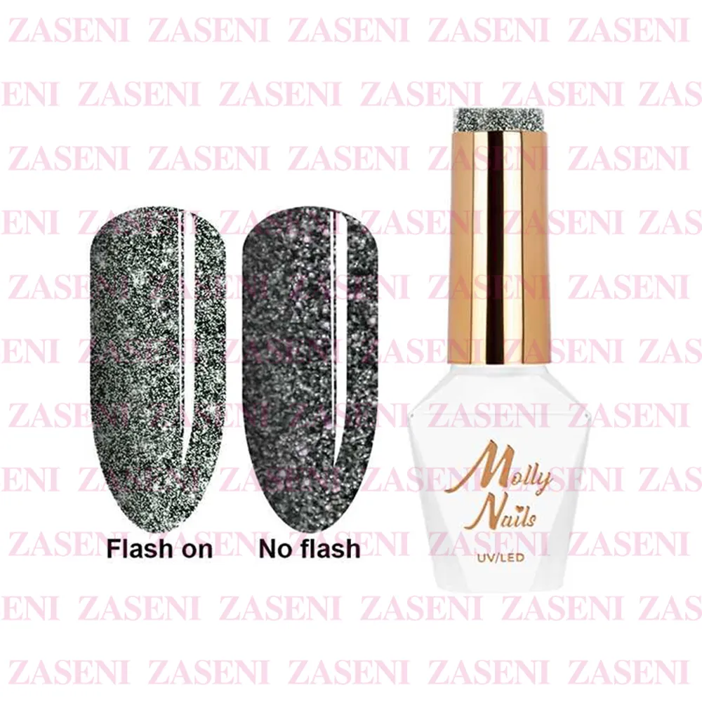 MOLLY LAC ESMALTE SEMIPERMANENTE HEMA FREE FLASHING LIGHTS Nº 566 EXTREME 8ML