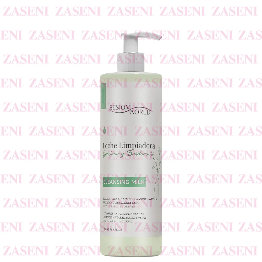 SESIOM WORLD LECHE LIMPIADORA GENCIANA Y BARDANA 500ML