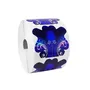 MOLDE ADHESIVO UÑAS STILETTO AZUL 300UDS