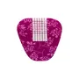 MOLDE ADHESIVO UÑAS FLORES FUCSIA 500UDS