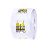 Molde Adhesivo Uñas Amarillo 500Uds