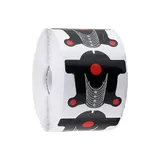 Molde Adhesivo Uñas Negro 500Uds
