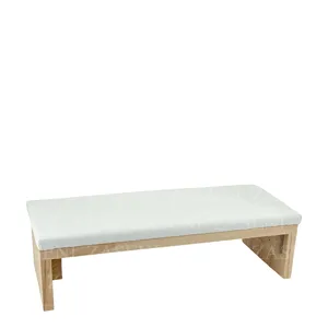 SOPORTE PARA MANICURA/PEDICURA MADERA RECTO BLANCO