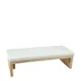 SOPORTE PARA MANICURA/PEDICURA MADERA RECTO BLANCO