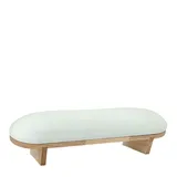 Soporte Para Manicura/Pedicura Madera Redonda Blanco