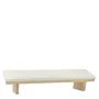 SOPORTE PARA MANICURA/PEDICURA MADERA LARGO BLANCO