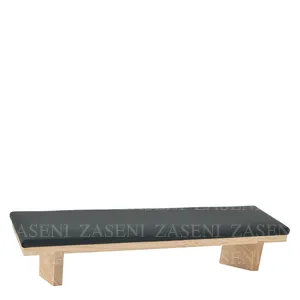 SOPORTE PARA MANICURA/PEDICURA MADERA LARGO NEGRO