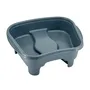 BAÑERA PARA PIES CON PATAS GRIS